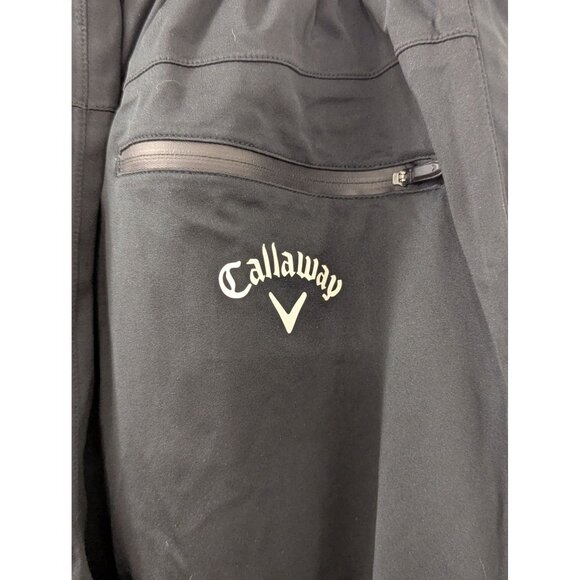 Callaway Mens Black Waterproof Golf Rain Pants Adjustable Hem - Picture 7 of 11
